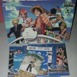 Một pack có 5 thẻ bài OnePiece Hải tặc 2 mặt bằng giấy bóng cứng rất đẹp