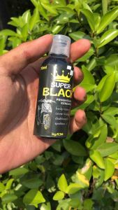 Terlaris No. 1 | SuperBlack Penghitam Body Motor & Mobil Permanen 70 ml free spons
