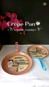 Wajan Datar / Crepes 24cm & 28cm Pan Anti Lengket Orion Crepe Pan Teflon Aluminium Ceramic Coating