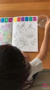 Coloring Magic Water Posters: Construction Time สมุดระบายสี สีน้ำ สำหรับเด็ก