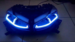 Lampu Lazy Hexagon Yamaha Aerox New 155 Type Lampu V1