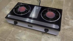BG-02 Infrared Heavy Duty Double Burner Stainless Body Burner Gas Stove