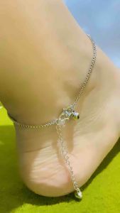 GELANG KAKI ITALIC SILVER STERING 925 ANTI LUNTUR PERAK TITANIUM