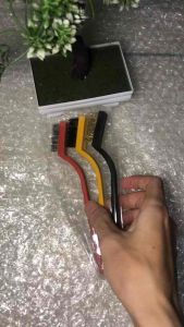 DIF-026 Sikat Kawat Set 3IN1 Multifungsi Mini 7 Inch Sikat Mini Pembersih Serbaguna