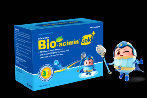 Cốm Vi Snh BIO ACIMIN GOLD Hộp 30 Gói- Hỗ Trợ Trẻ Ăn Ngon Tự Nhiên Bổ Sung Vi Chất Và Các Amin Thiết Yếu