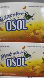 OSOL Bột bù nước và điện giải cam hương vị | - Hương vị cam | - Bao bì hộp giấy | - 40 gói nhỏ | - Dành cho người lớn và trẻ em | - Sử dụng khi mất nước do tiêu chảy hoặc sốt