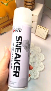 Chai xịt tạo bọt vệ sinh giày Sneaker cao cấpbình xịt vệ sinh giày giặt khô hiệu quả
