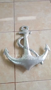 Oramen Pagar Besi Tempa Model Jangkar 36x40 Dua Muka Hiasan Pintu Pagar