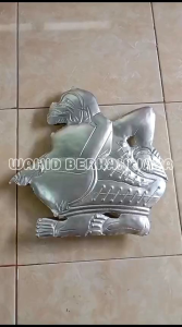 Ornamen Pagar Besi Tempa Motif Wayang 40x40 Hiasan Pagar