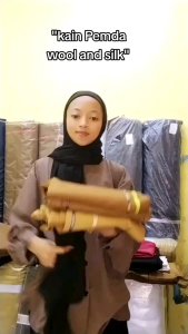 Kain pemda khaki premium wool bahan baju seragam setelan dinas pemda PNS PDH ASN katun kain dasar