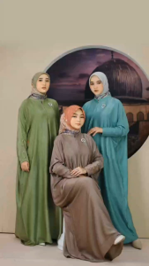 EIJAZ KAFTAN By Nadheera luxury Gamis Muslim Kelelawar Rayon motif terbaru