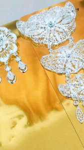 Bros Kebaya 2Pcs Susun Jurai Gold & Silver: Aksesoris Elegan untuk Wanita