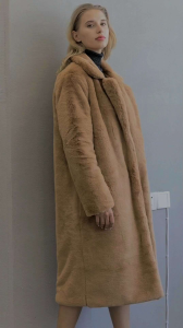 Long Coat Blazer Panjang Bulu kekinian Korean Style