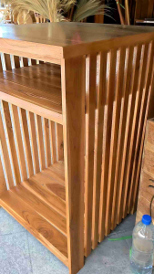 ชั้นวางตู้เย็น 1.7คิวไม้สัก ชั้นวางของเอนกประสงค์