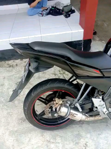 SILINCER KNALPOT SC PROJECT BLACK DOFF COATING SUARA BASS GAHAR NINJA BYSON R15 VIKION SATRIA FU CBR GSX