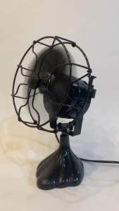 พัดลมทองเหลือง 6นิ้ว สีดำ