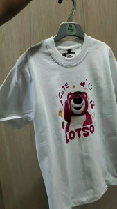 100rb Dapatkan 4 Pcs Kaos Anak Wanita Motif Lotso Bahan Katun