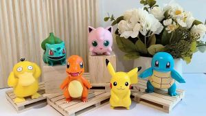 Mô hình Pokemon - Charmander Pikachu Bulbasaur Squirtle Psyduck Jigglypuff nguyên bản - Cao 5~8cm