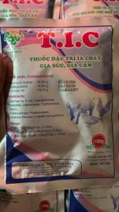 T.I.C Năm Thái (100g) tiêu chảy phân xanh trắng tụ huyết trùng gia súc gia cầm