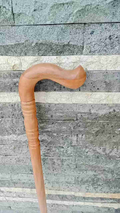 Tongkat jalan kayu Nogosari Nagasari model payung profil A181