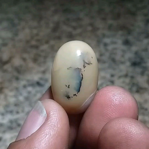 Asli Natural Batu Dendrite Motif 23cm A81