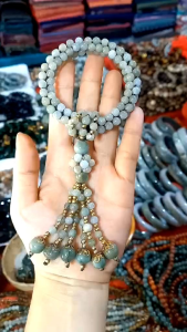 พวงมาลัย พวงมาลัยหยกพม่า หยกแท้