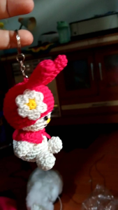 Gantungan Kunci Melody rajut