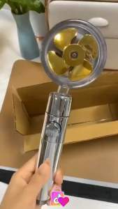 Shower Mandi TURBO FAN Shower Mandi Set + Keran Cabang Kipas FAN TURBO