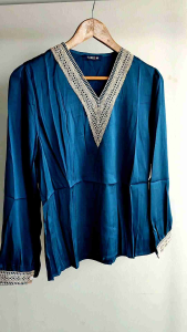 2164 LUCILLE EMBROIDERED TOP - BAJU FASHION – BAJU KOREA – BAJU PUTIH – BAJU HITAM - ATASAN FASHION – JUAL BAJU IMPORT – FASHION KOREA-BAJU LENGAN PANJANG