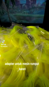 Extension / adapter tali pemotong mesin rumput elektrik/ battery / grass cutter / cordless. 1 piece. Custom 3D printed. Adapter Mesin potong rumput