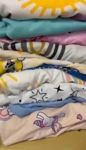 Creeb bedsheet with Bolstercase headpillowcase set!!! Canadian cotton