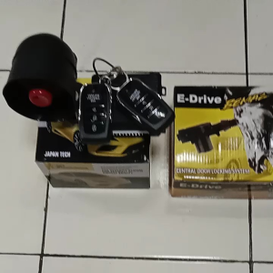 Paket Alarm Remot Mobil & Central Lock Pintu Mobil