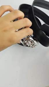 Belt Men’s Automatic Buckel Leather Belt Casual Belt for Men’s