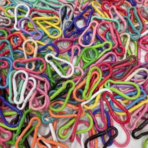 10 Móc Khoá Chữ D vòng tôm hùm khóa phụ kiện ba lô móc khoá dây treo