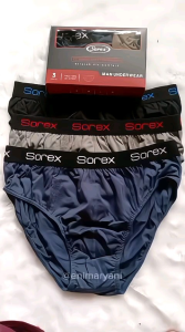 SOREX 3 pcs CD LK 3007 Celana Dalam Pria Katun Laki² Dewasa