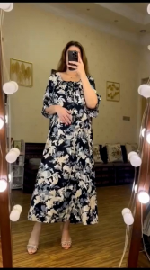 Bella Runa Homedress • Daster Daily Busui Jumbo