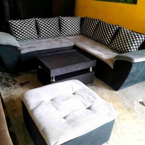Sofa sudut model minimalis ready stok harga terjangkau berkualitas