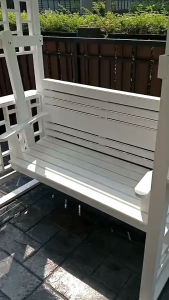 ชิงช้าไม้สักทองขนาด1.20*2.00*2.00 ขนาดที่นั่งยาว1.20นั่งได้2-3คน