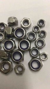 น็อต เมีย แสตนเลส กันคาย ขนาด M6 M8 M10 ขาย 10 ตัว/ชุด