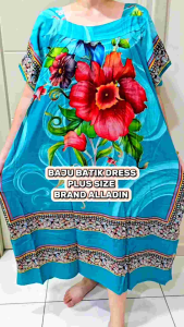 ALADDIN SIZE 5XL BAJU BATIK / BAJU DRESS / BAJU BATIK TIDUR GOOD QUALITY