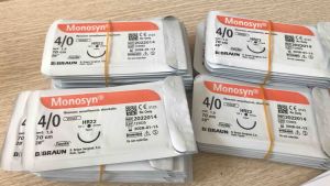 (Bán Theo Vỉ)Chỉ Phẫu Thuật Thẩm Mĩ Tự Tiêu Monosyn 4/0