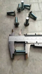 (10 Pcs) M8x25 Baut JF Kepala Rata