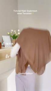 JILBAB SEGI EMPAT INSTANT INNER FUJI/HIJAB SEGI EMPAT PLUS INNER CERUTY BABYDOLL