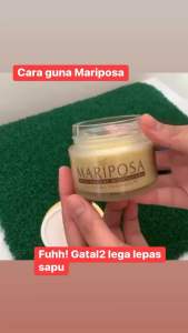 🔥Original HQ + Free Shipping🔥MARIPOSA CREAM EKZEMA Krim Gatal Kulit Ruam Psoriasis Eczema Ruam bayi Kurap Panau