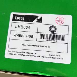 ลูกปืน หลัง Toyota Vios 2002-2006 **ไม่มีABS** ลูกปืน Lucus LHB004 ดูมูล ลูกปืน ดูมูล