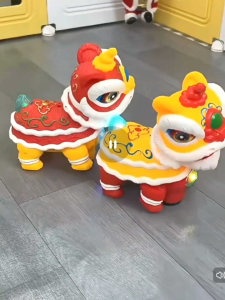 (TO - ĐẸP) Đồ chơi trung thu lồng đèn điện tử pin robot 6 chân bạch tuột nhảy múa 2025