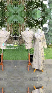 Batik Gamis Couple Kemeja Panjang Motif Mega Mendung Batik Saudara