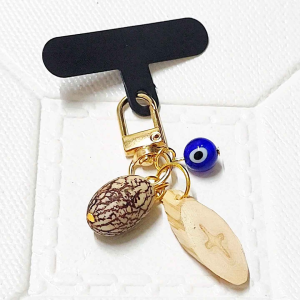 Spiritual Protection Keychain | Evil Eye Buto ng Sinukuan & Wooden Cross | Panangga sa Panganib