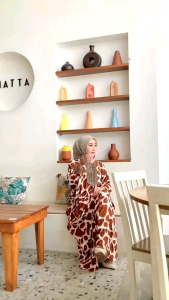 Kaftan Lebaran Busui Mewah Elegan Modis Cantik Jumbo Tangan Panjang | Kaftan Rayon Viscose Premium