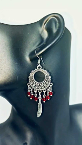 Chandelier crystal earrings of various colors. Ready stock Malaysia.
